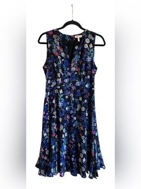 Women’s REBECCA TAYLOR Floral Print 100% Silk Dress Size 4